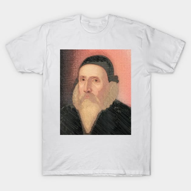 John Dee Portrait | John Dee Artwork 3 T-Shirt by JustLit